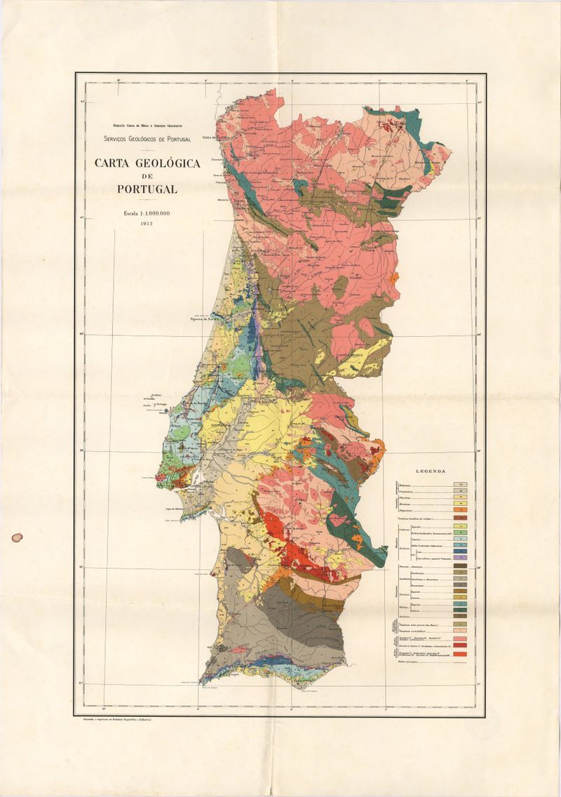 Carta geológica de Portugal - Alma Mater